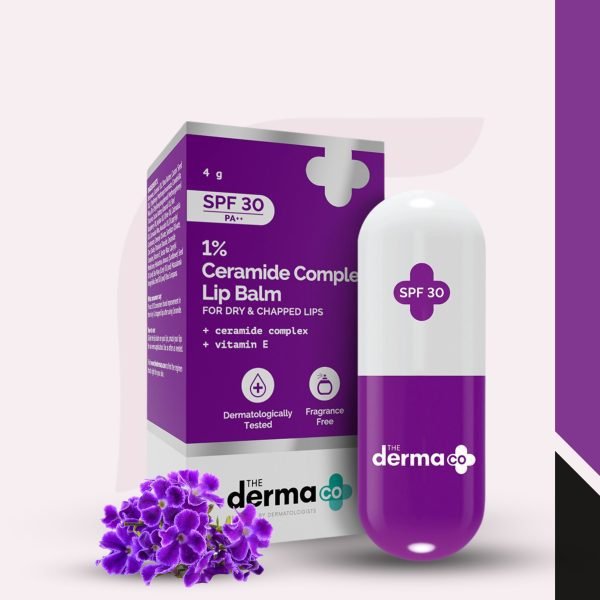 The Derma Co 1% Ceramide Complex Lip Balm SPF 30 PA++