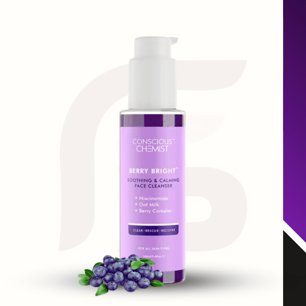Conscious Chemist Berry Bright Soothing and Calming Face Wash